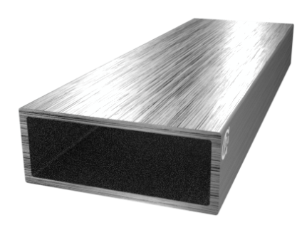 алюминиевый профиль с прямым углом 10х25х1